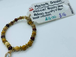 Mookaite Bracelet with Medieval Royalty Stone