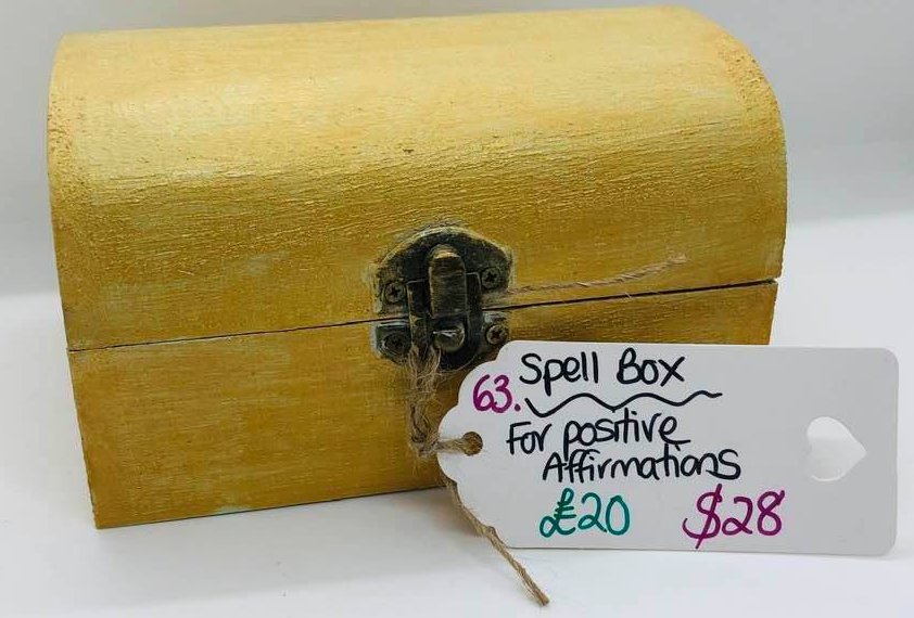 Medium Magickal Spell Box for Positive Affirmations