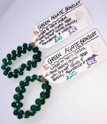 Green Agate Heart Chakra Bracelet