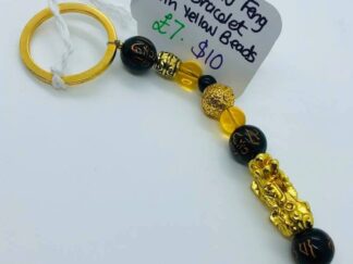 Pixu Feng Shui Bracelet with Yellow Beads