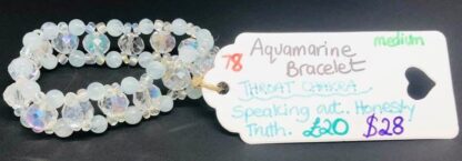 Aquamarine Throat Chakra Bracelet
