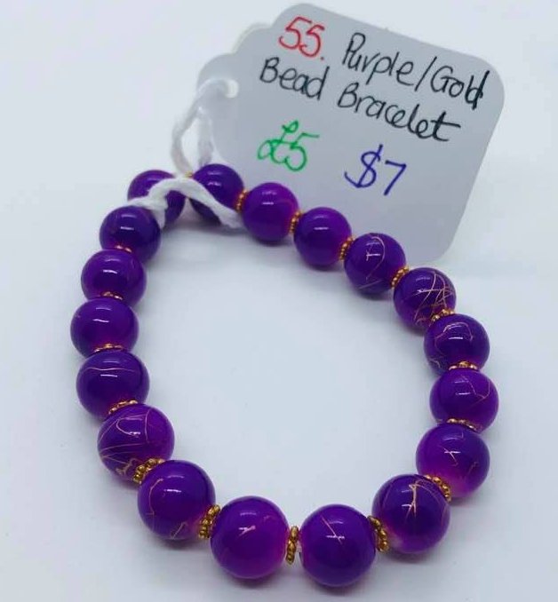 Purple Crown Chakra Bracelet